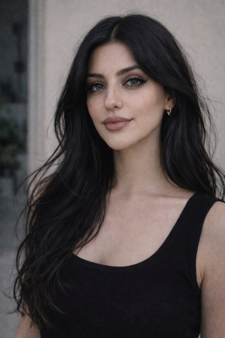 #1 Jet Black 6D Hair Extensions