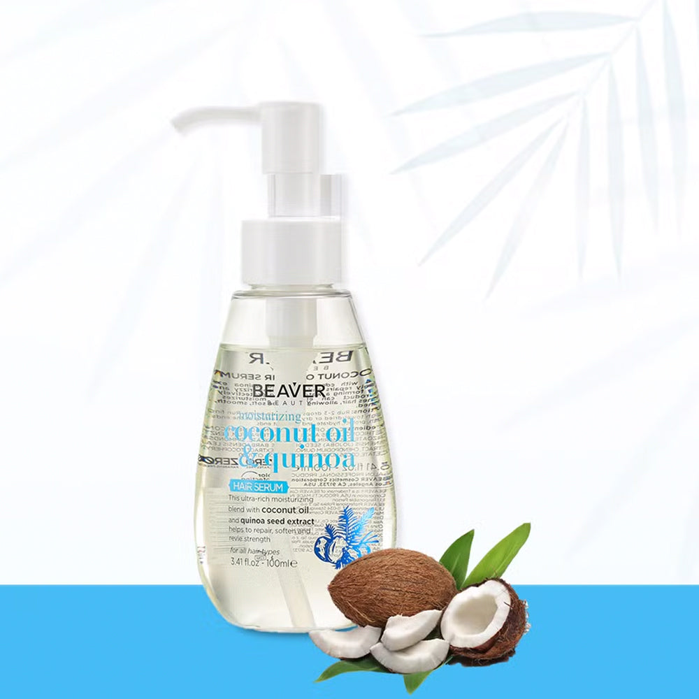 Beaver Coconut Oil And Quinoa Moisturising Hair Serum