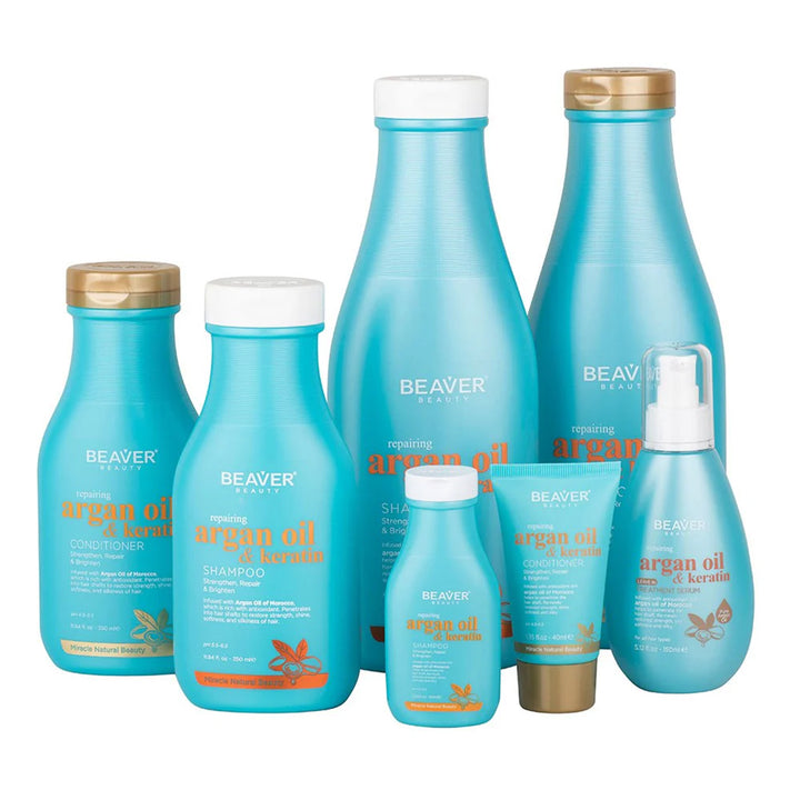 Beaver Argan Oil Keratin Repairing Hair Serum