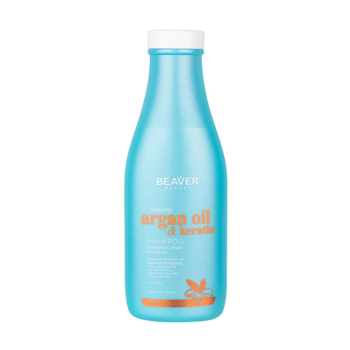 Beaver Argan Oil Keratin Repairing Shampoo 730ml