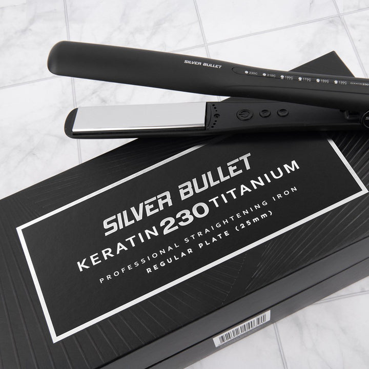 Silver Bullet Mini Hair Straightener Black