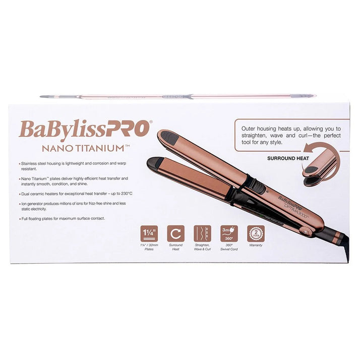 BaBylissPRO Nano Titanium Optima 3000 Hair Straightener
