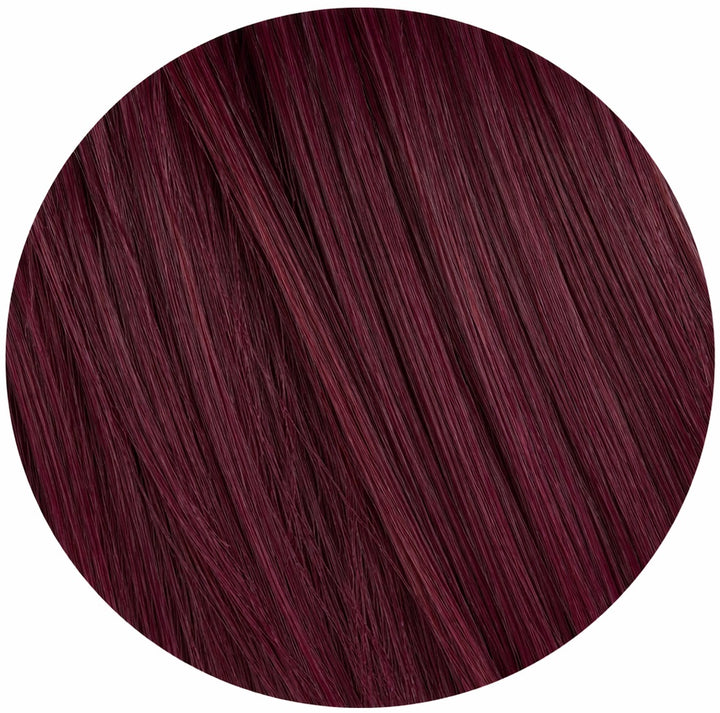 #530 Red Wine Tape Weft Hair Extensions
