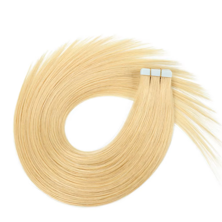 #613 Goldilocks Seamless Tape In Hair Extensions