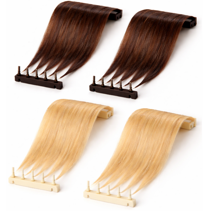 #Bronde 6D Hair Extensions