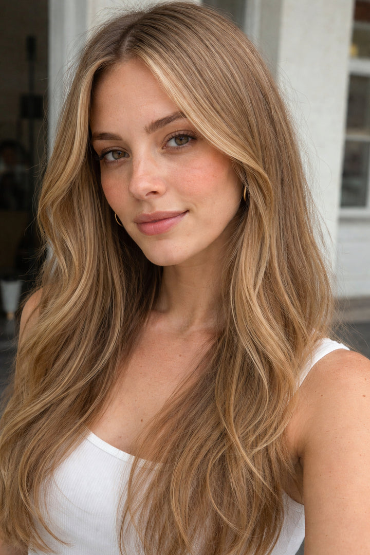 #Bronde 6D Hair Extensions