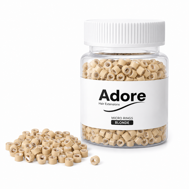 ADORE Premium Silicone-Lined Micro Rings (1000 Pieces)