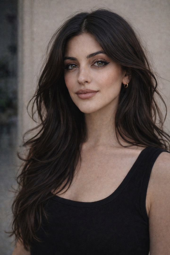 #1B Off-Black 6D Hair Extensions