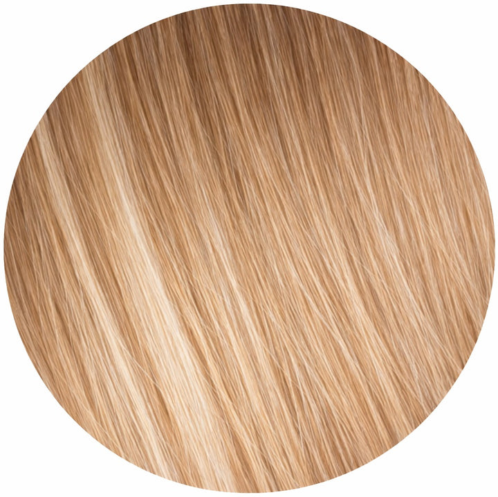 #Honey Beige Highlights V-Light Hair Extensions