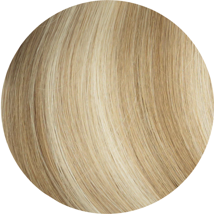 #Honey Beige Highlights Seamless Tape In Hair Extensions