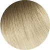#Rooted Platinum Blonde Genies Weft Hair Extensions
