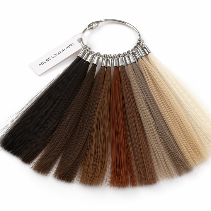 ADORE Colour Ring hair shade swatches close-up